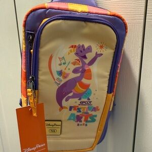 Disney Figment Festival of the Arts Lug sling bag- NEW